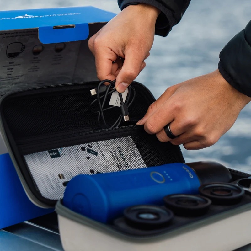Máy pha cà phê Outin Nano Portable Espresso Machine Set (Ocean Blue) - Limited Special Edition