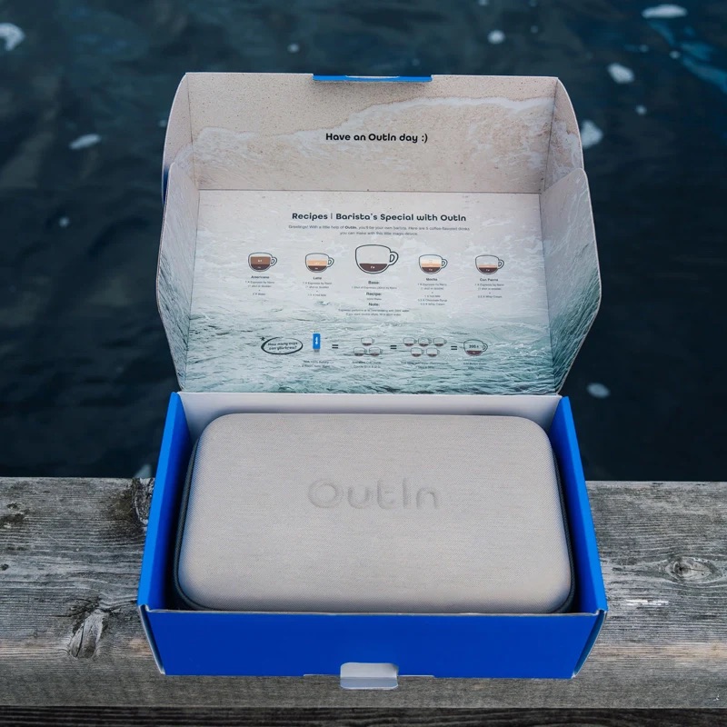 Máy pha cà phê Outin Nano Portable Espresso Machine Set (Ocean Blue) - Limited Special Edition