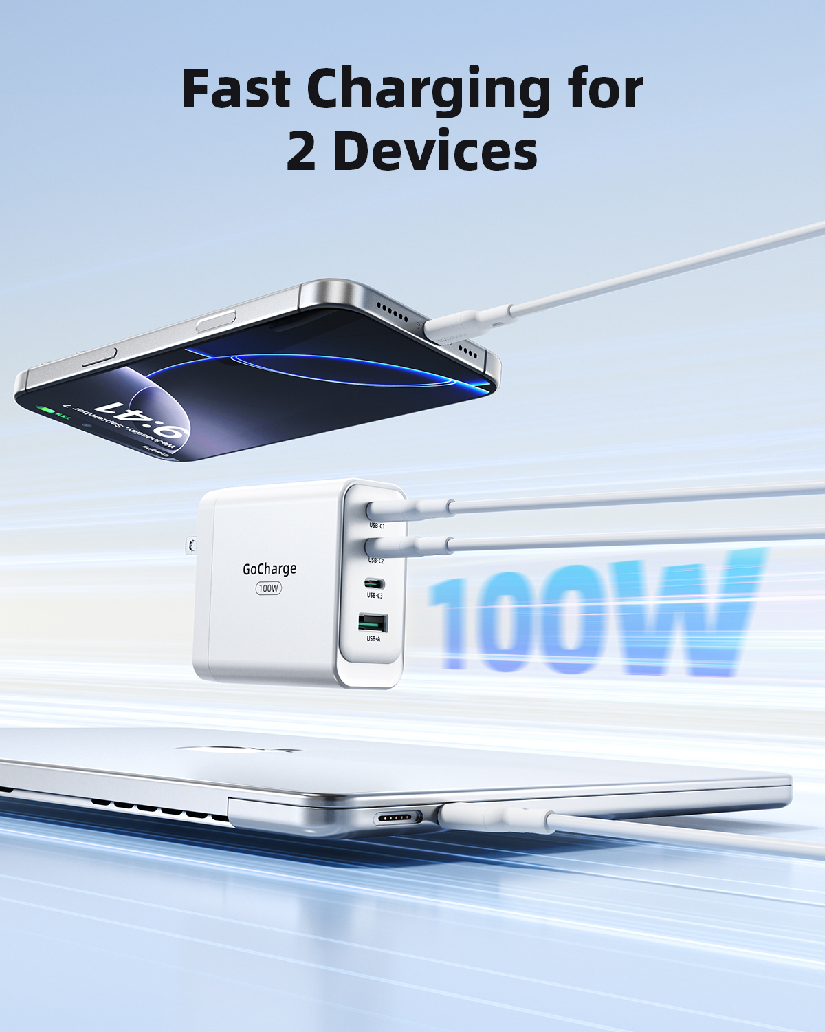 Sạc nhanh 100W Innostyle GoCharge 3C1A PD Fast Charger, IC100-4