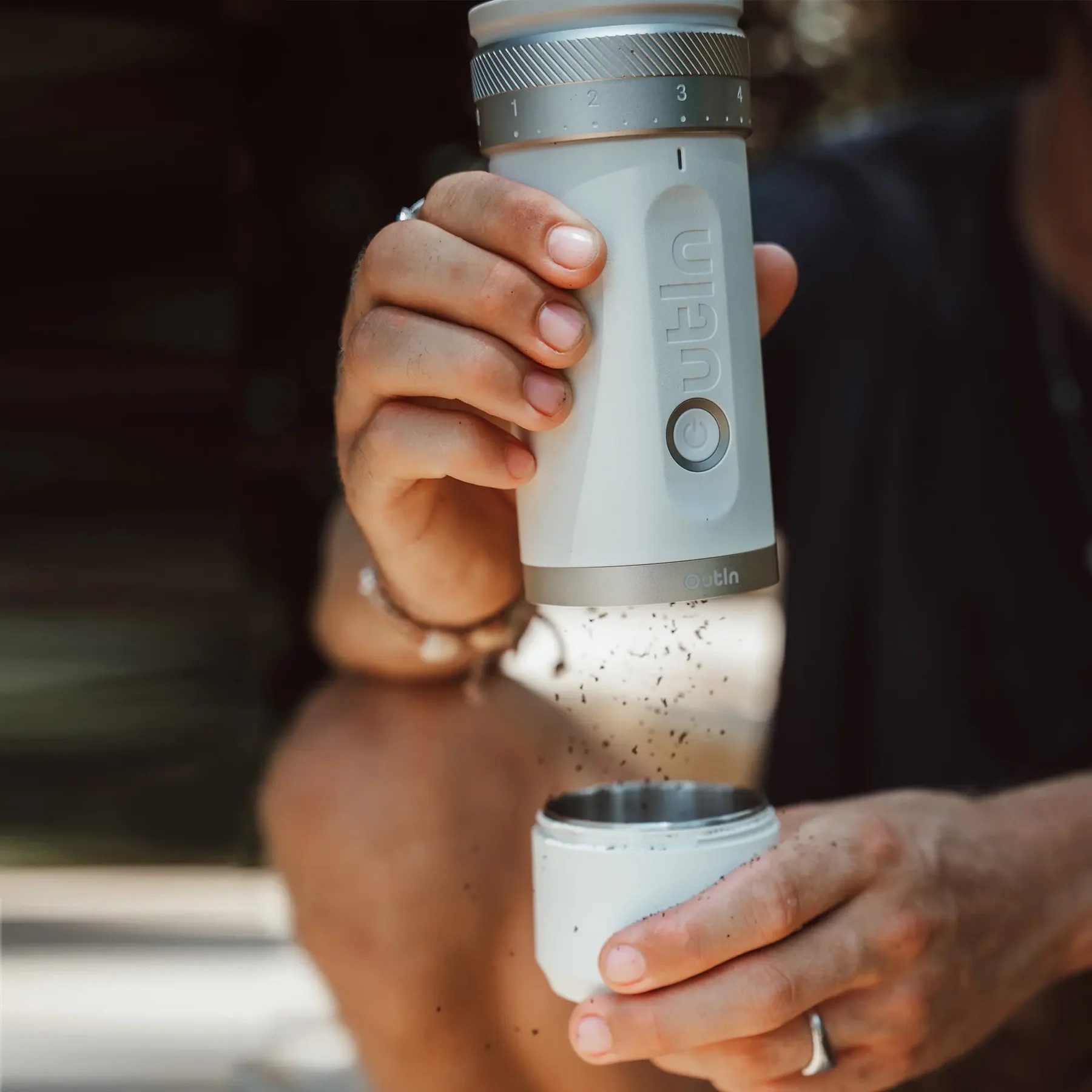 Cối xay cà phê điện OutIn Fino Portable Electric Espresso Coffee Grinder