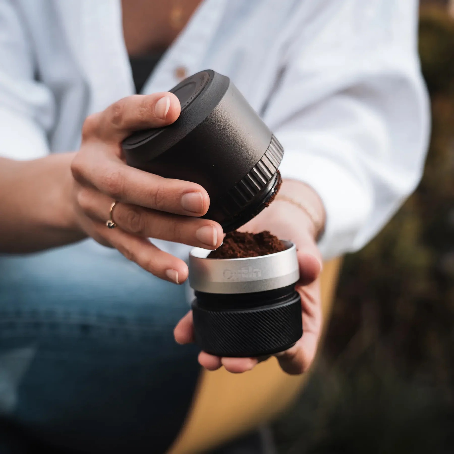 Cối xay cà phê điện OutIn Fino Portable Electric Espresso Coffee Grinder