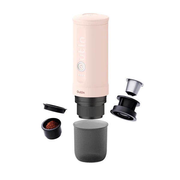 Máy pha cà phê OutIn Nano Portable Espresso Machine Set (Rose Quartz) - Limited Special Edition