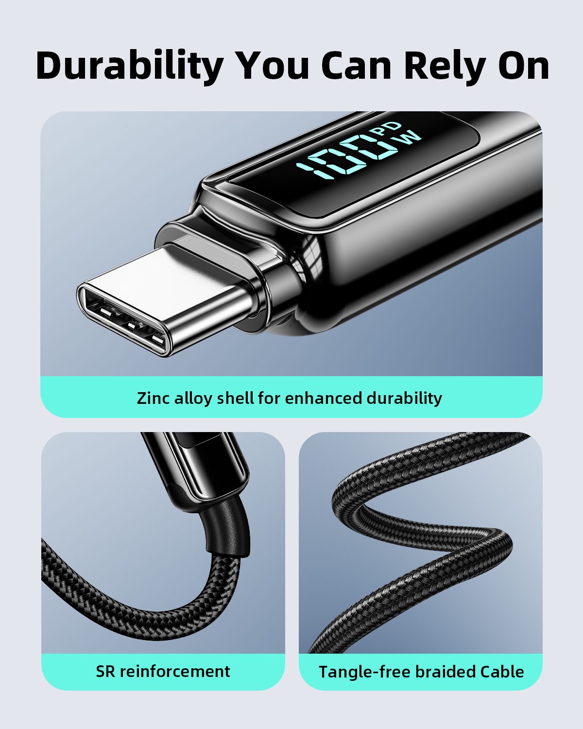 Cáp sạc Innostyle USB-C to USB-C DigiPower