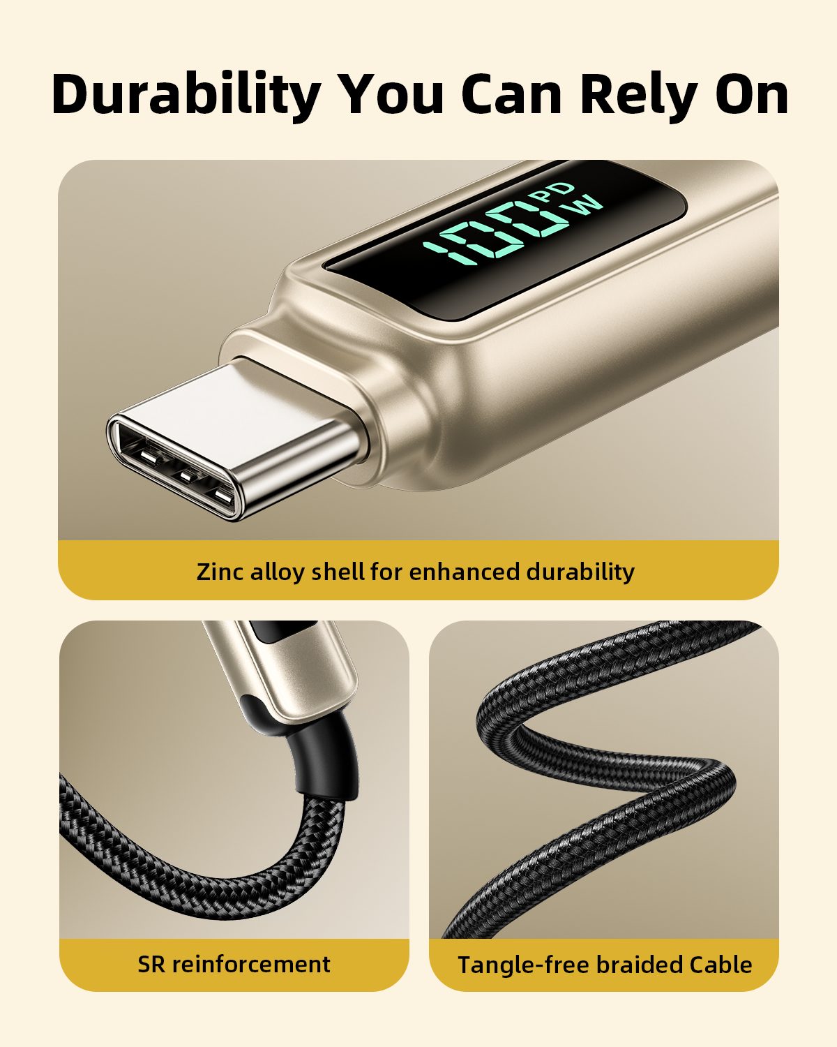 Cáp sạc Innostyle USB-C to USB-C DigiPower