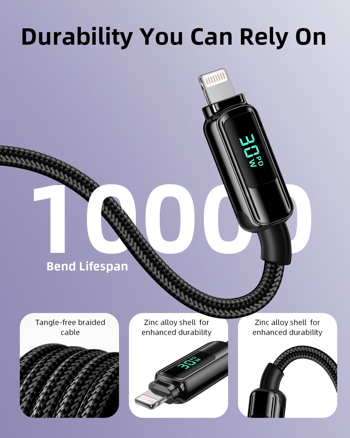 Cáp sạc Innostyle USB-C to Lightning DigiPower
