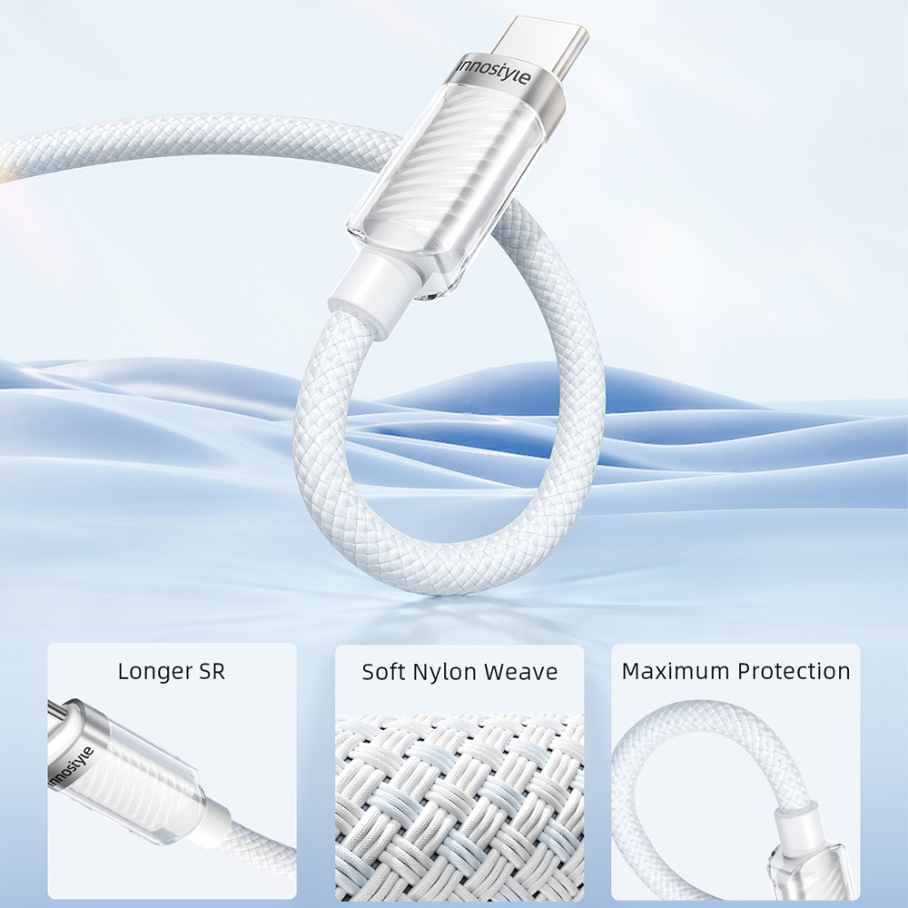 Cáp sạc Innostyle USB-C to USB-C CryStalShine 1.5M