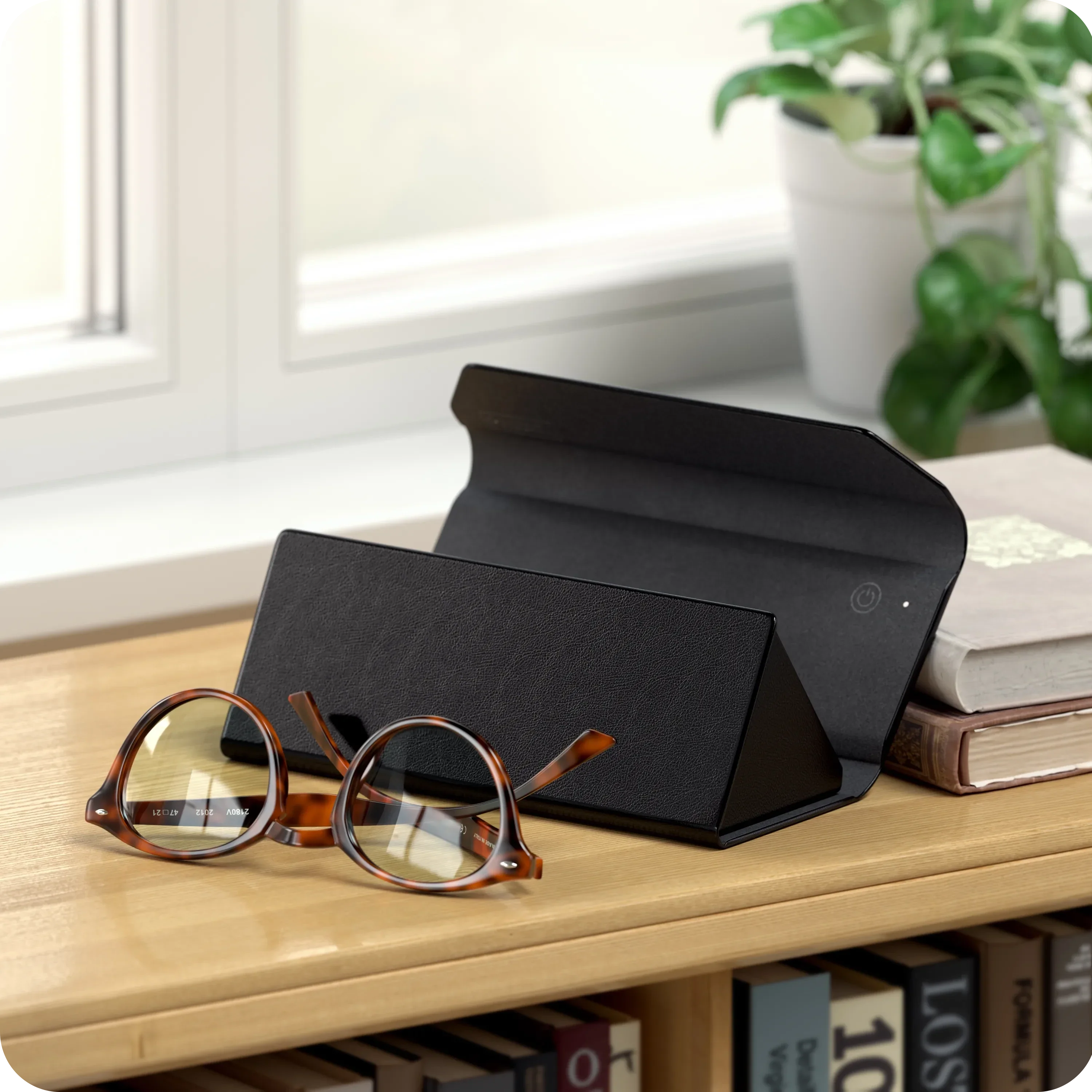 Hộp đựng kính Satechi Vegan-Leather FindAll™ Glasses Case (có Find My)