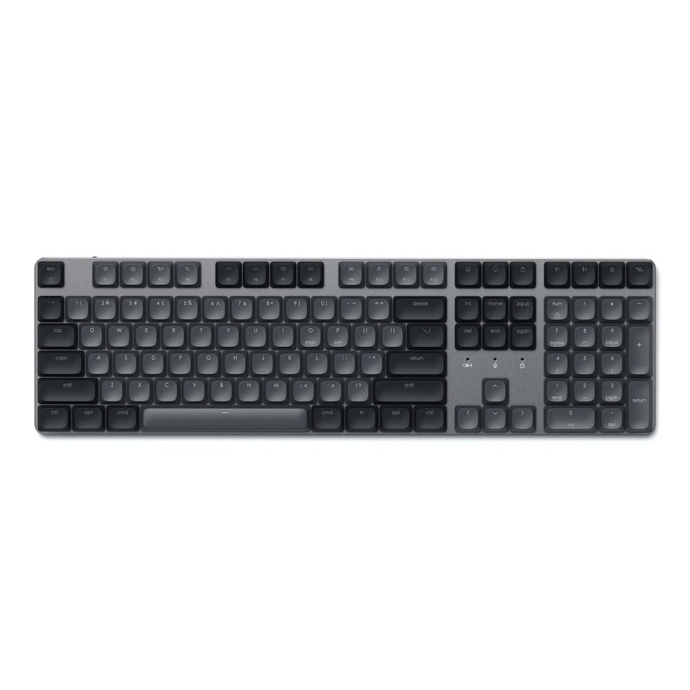 Bàn phím cơ fullsize Satechi SM3 Slim Mechanical Backlit Bluetooth Keyboard