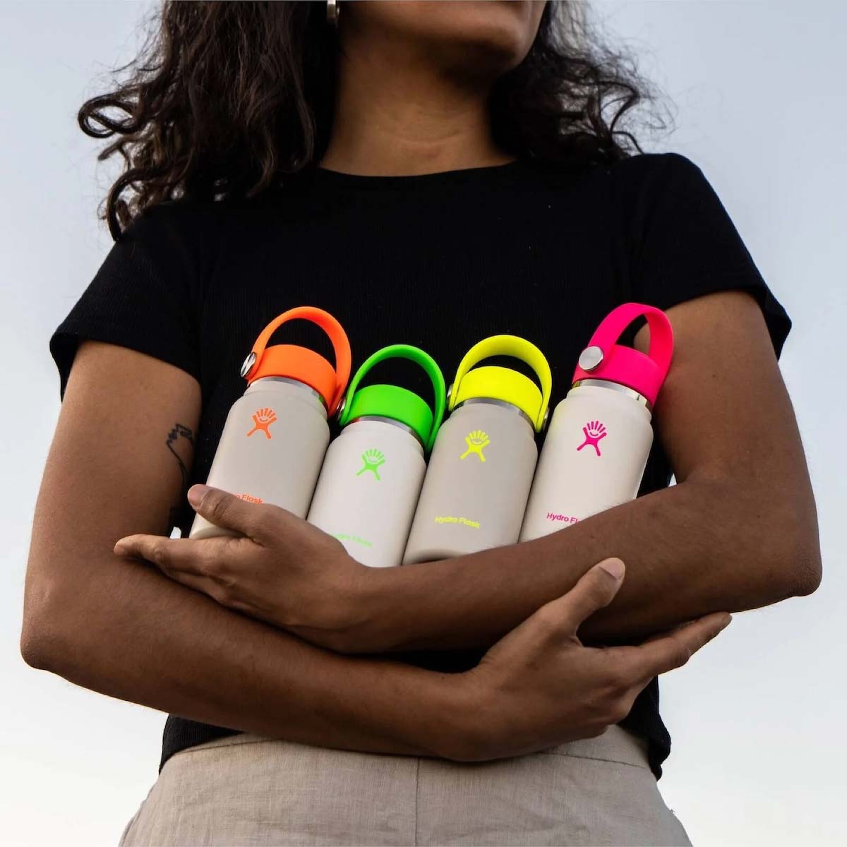 Bình giữ nhiệt Hydro Flask Micro Wide Flex Cap 6.7 Oz (200 ml) Neutral + Neon | Limited Edition