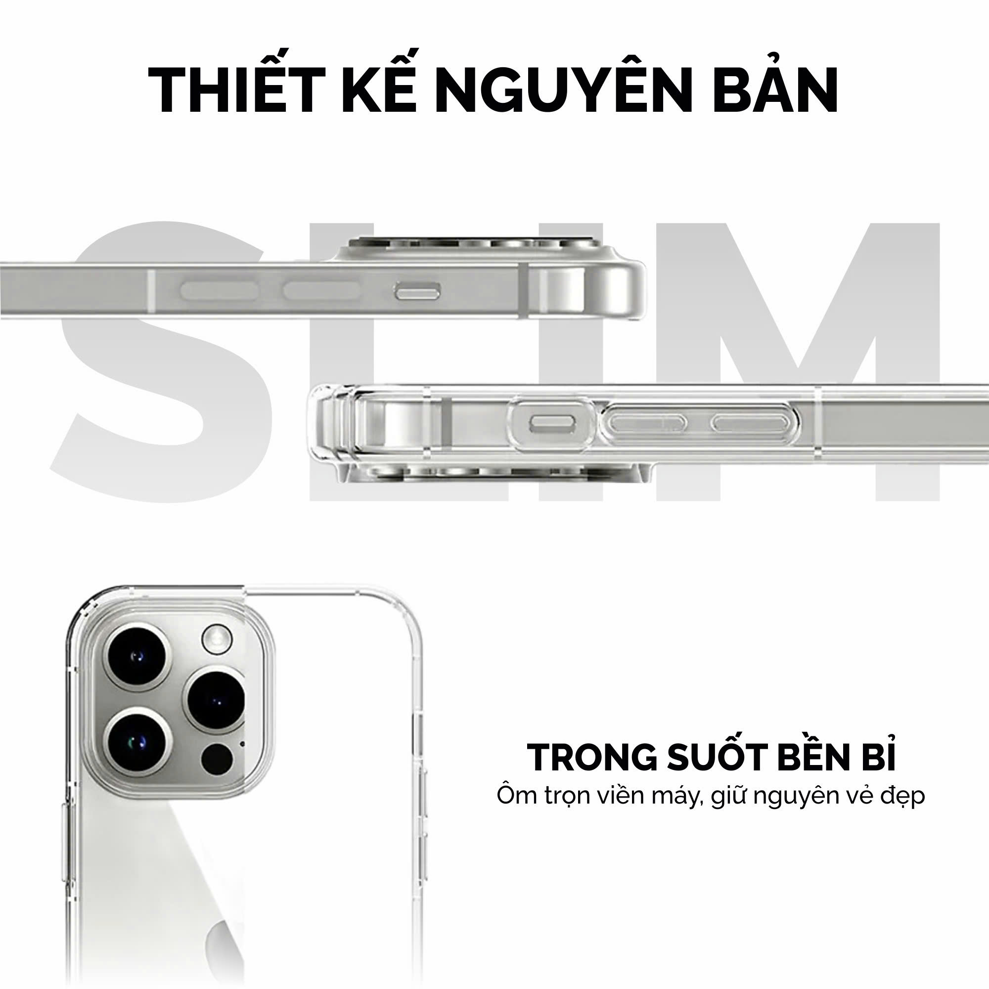 Ốp lưng Dekey Magic Cover Ultral Crystal for iPhone 17 Promax