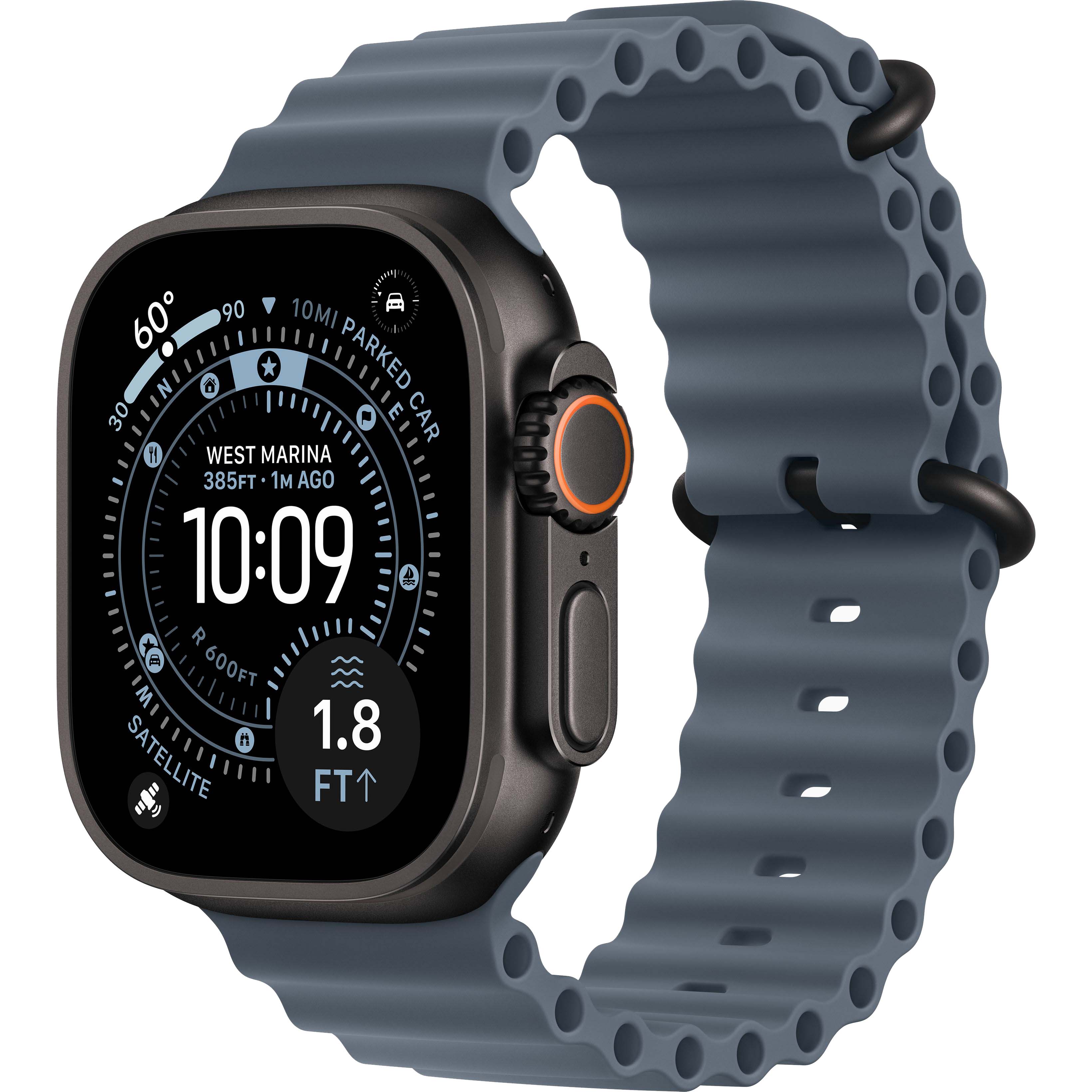 Apple Watch Ultra 3 GPS + Cellular 49mm Black Titanium, Ocean Band