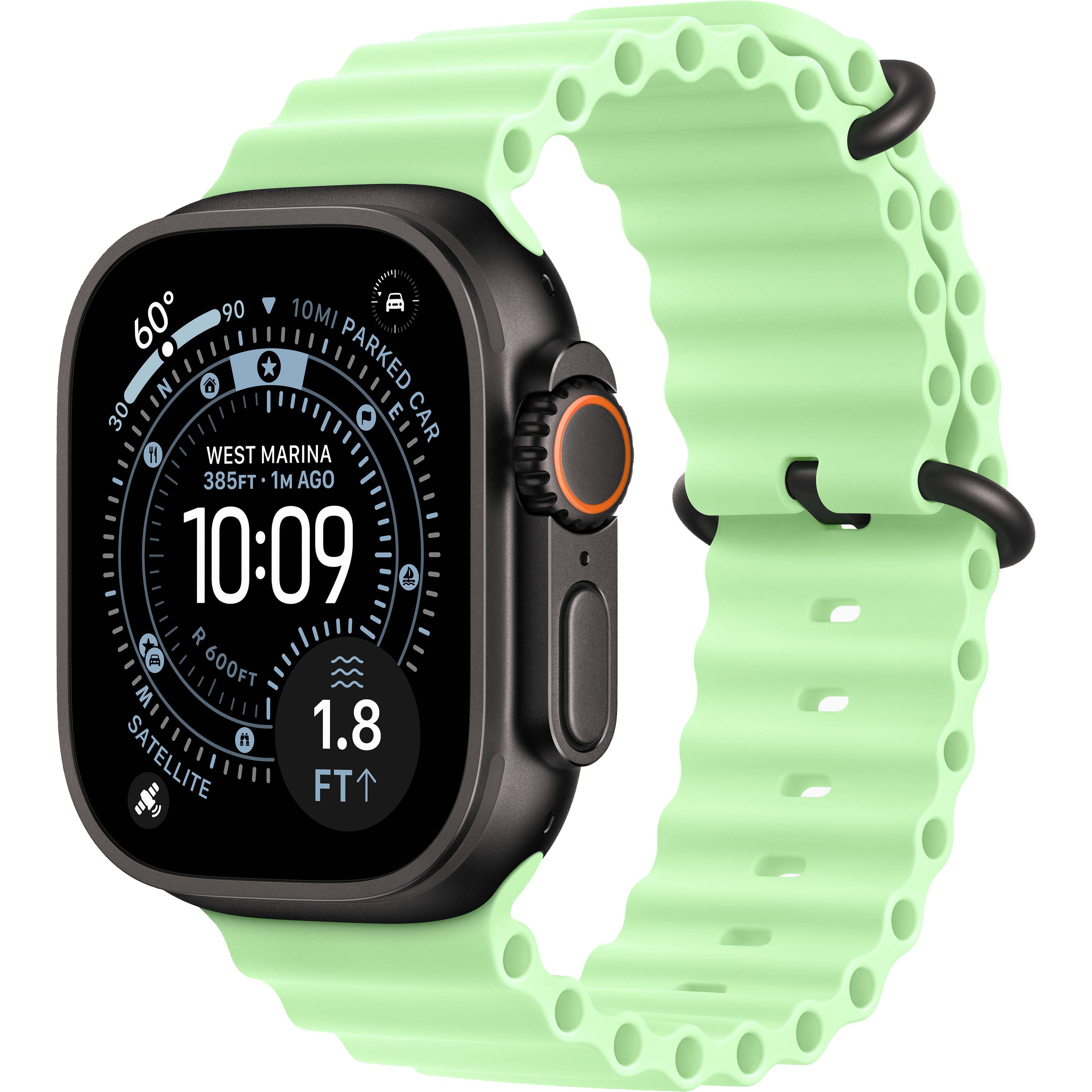 Apple Watch Ultra 3 GPS + Cellular 49mm Black Titanium, Ocean Band