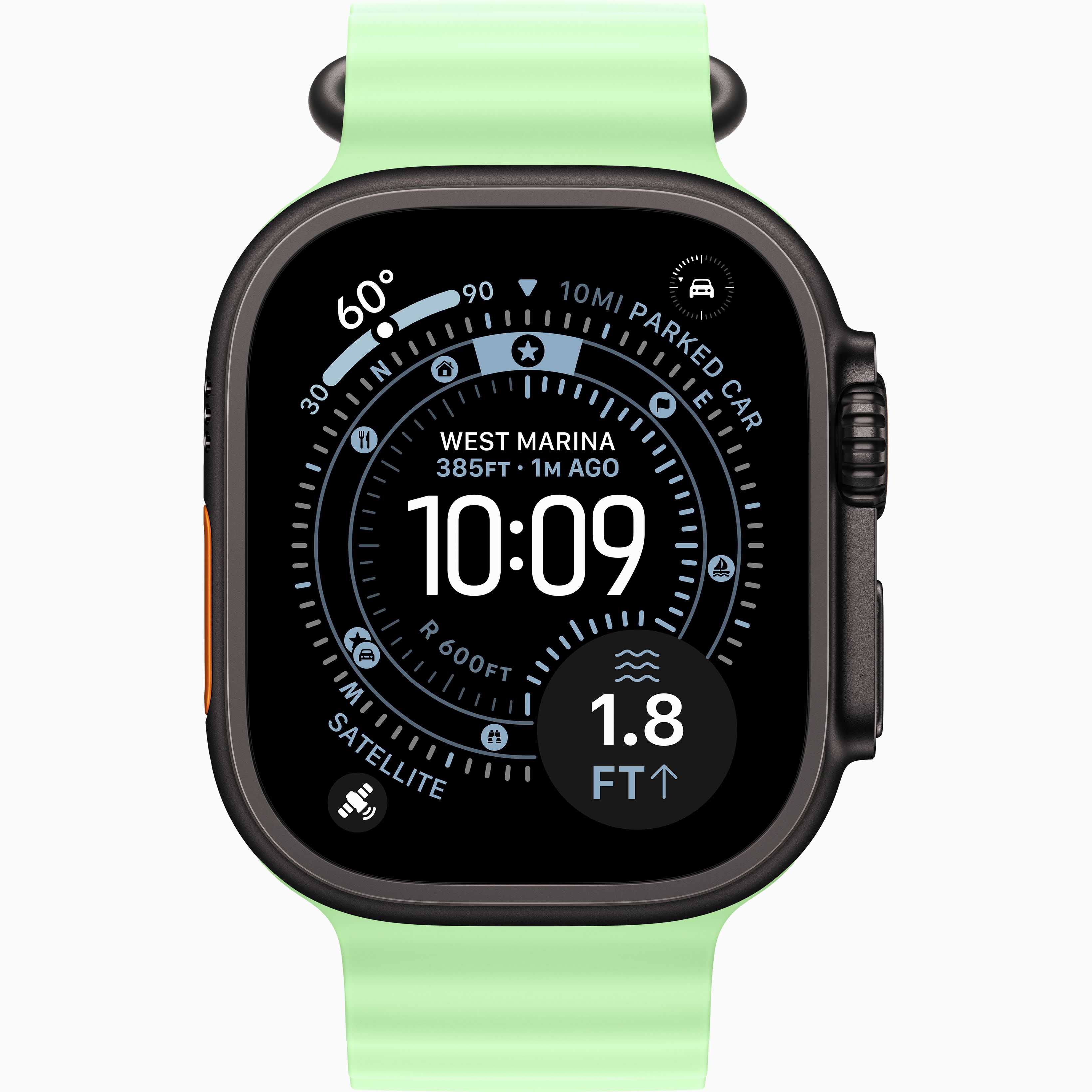 Apple Watch Ultra 3 GPS + Cellular 49mm Black Titanium, Ocean Band