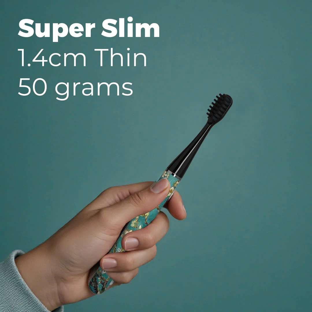 Bàn chải điện Mipow Brushgo Slimpro i4 Special Edition with Ceramic Holder CI-900S - Almonde