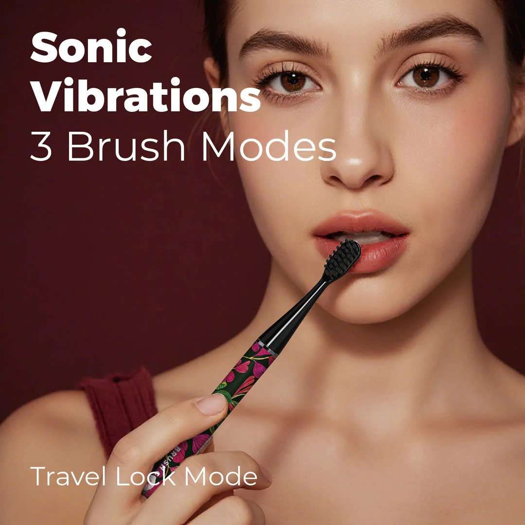 Bàn chải điện Mipow Brushgo Slimpro i4 Special Edition with Ceramic Holder CI-900S - TropicVibe