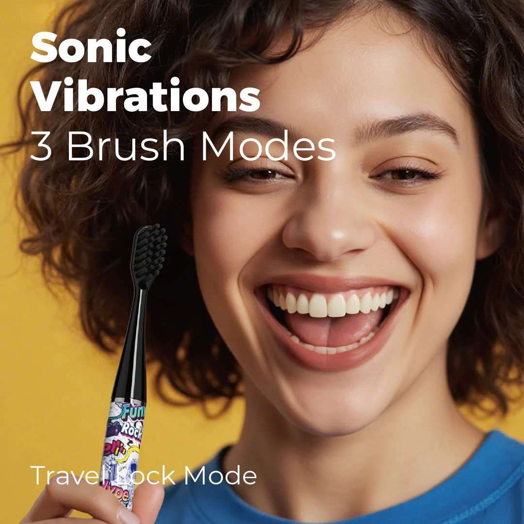 Bàn chải điện Mipow Brushgo Slimpro i4 Special Edition with Ceramic Holder CI-900S - Graffiti