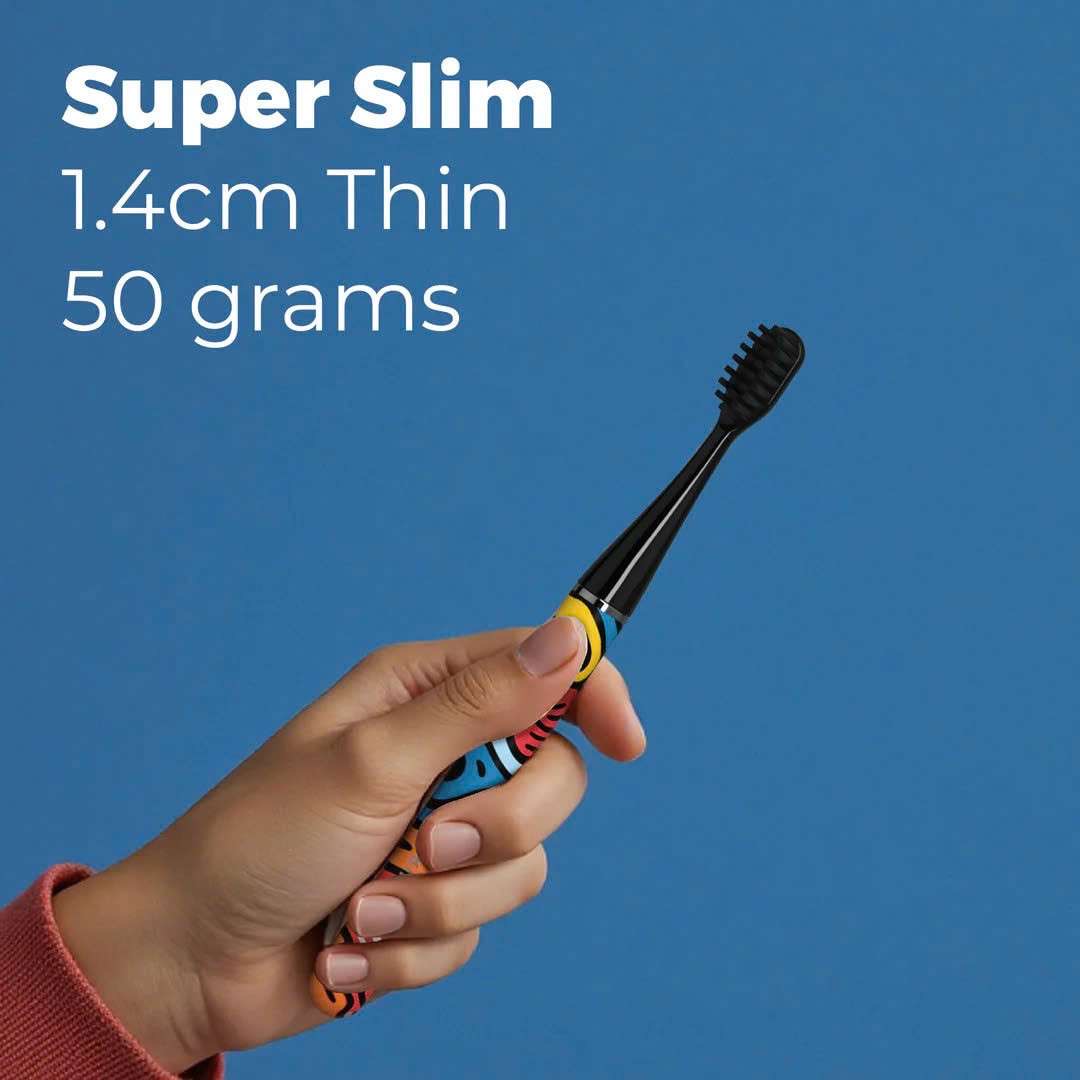 Bàn chải điện Mipow Brushgo Slimpro i4 Special Edition with Ceramic Holder CI-900S - PopArt