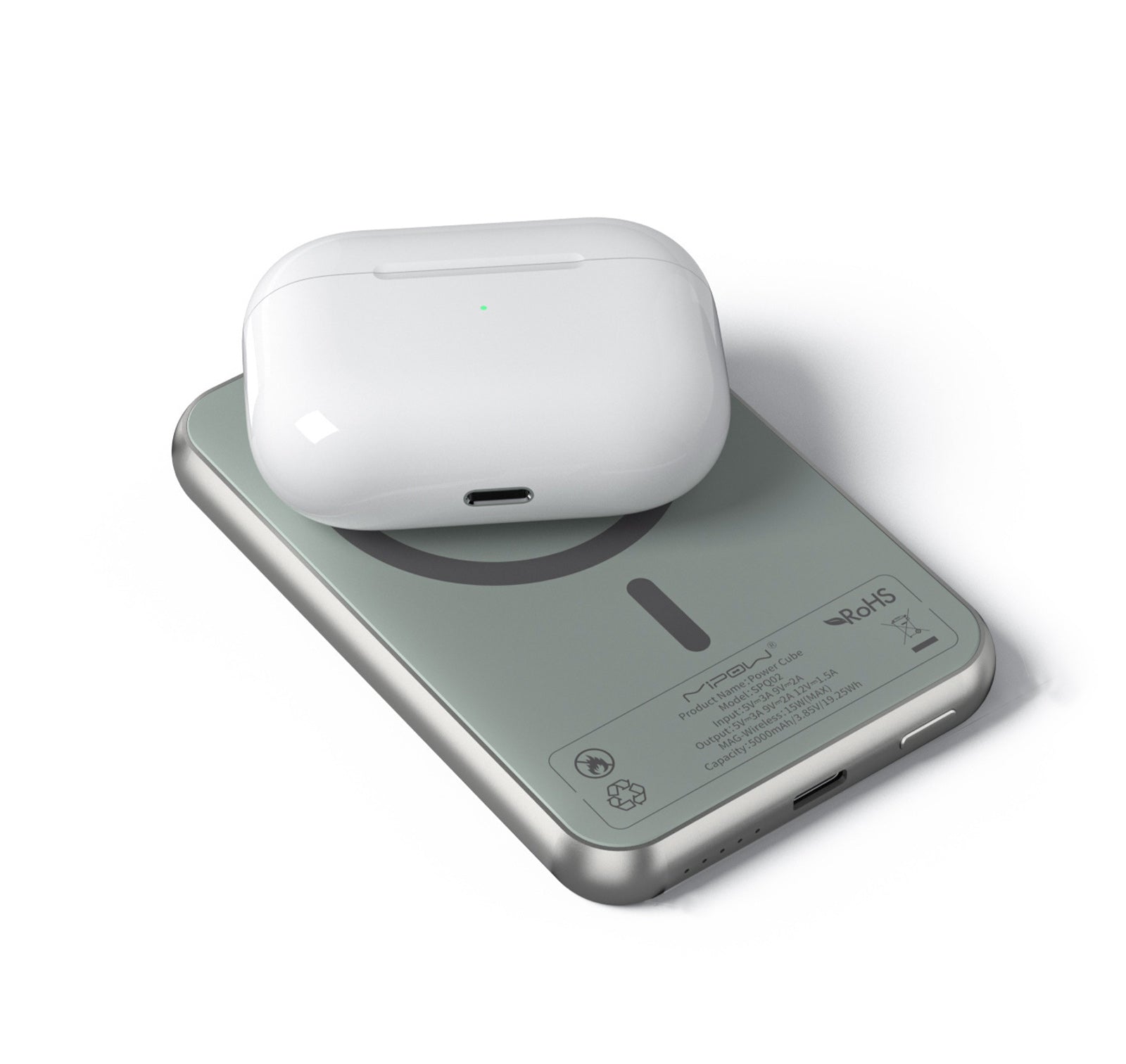 Sạc dự phòng magsafe Mipow Maglink Slim 5000mAh SPQ02