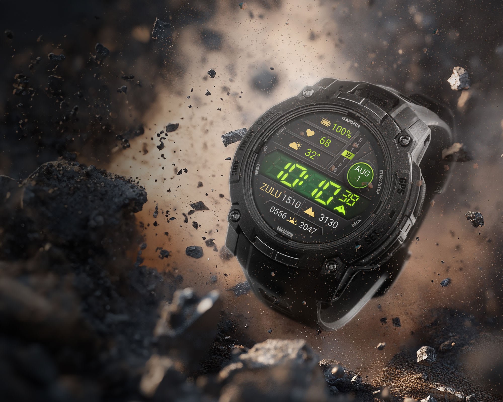 Garmin Instint 3 Tactical Edition AMOLED (50MM)