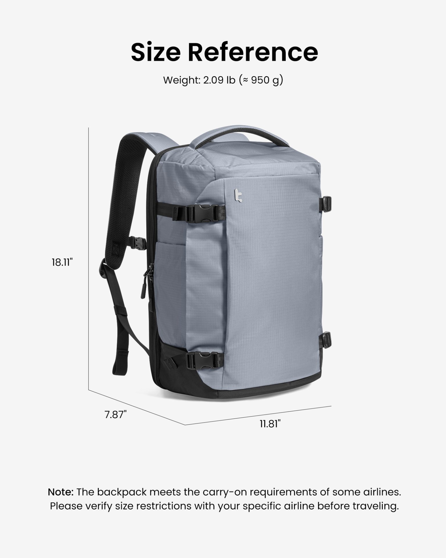 Balo Tomtoc Navigator-T66 Liteway 40L