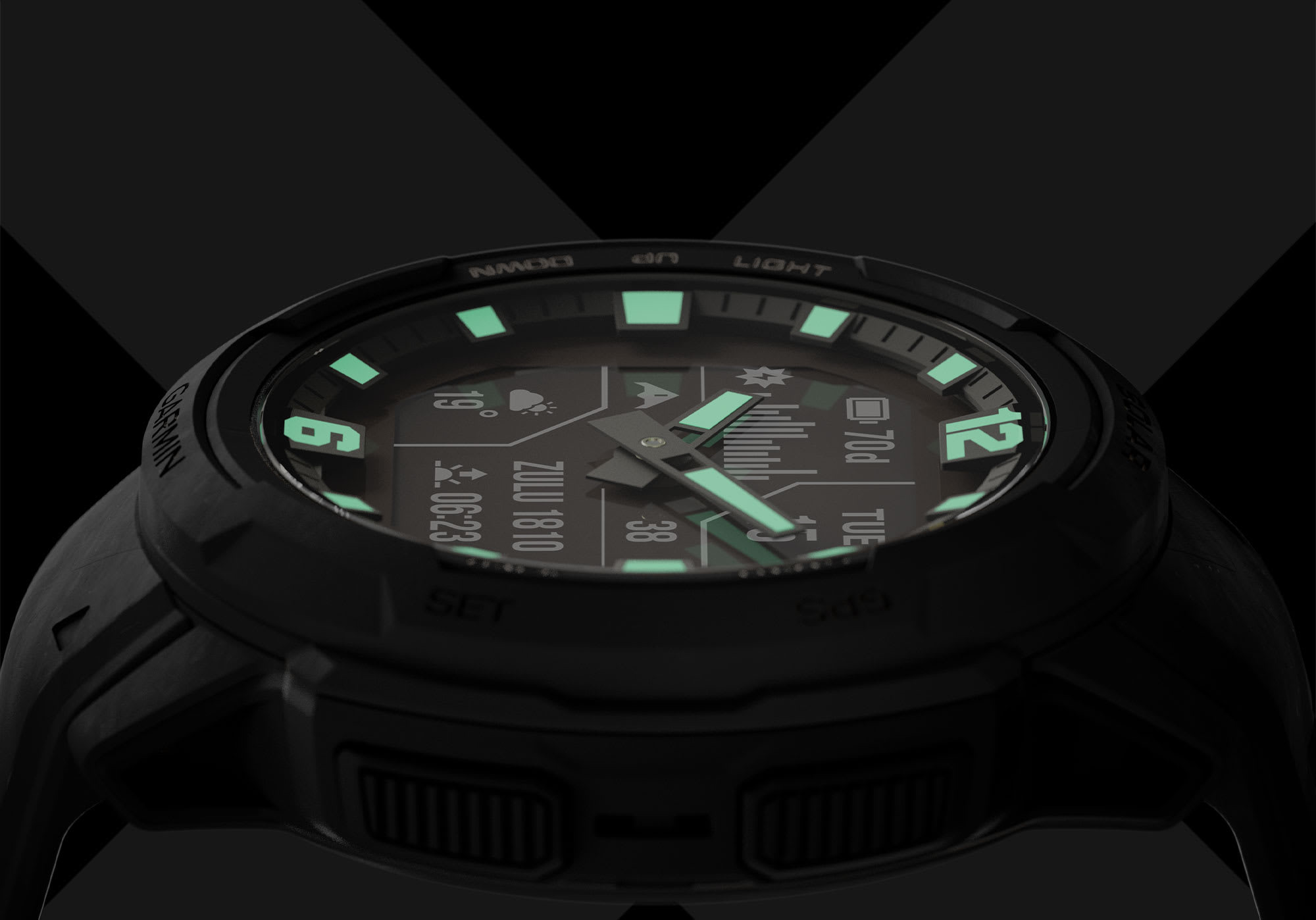 Garmin Instinct Crossover SOLAR - Tactical Edition