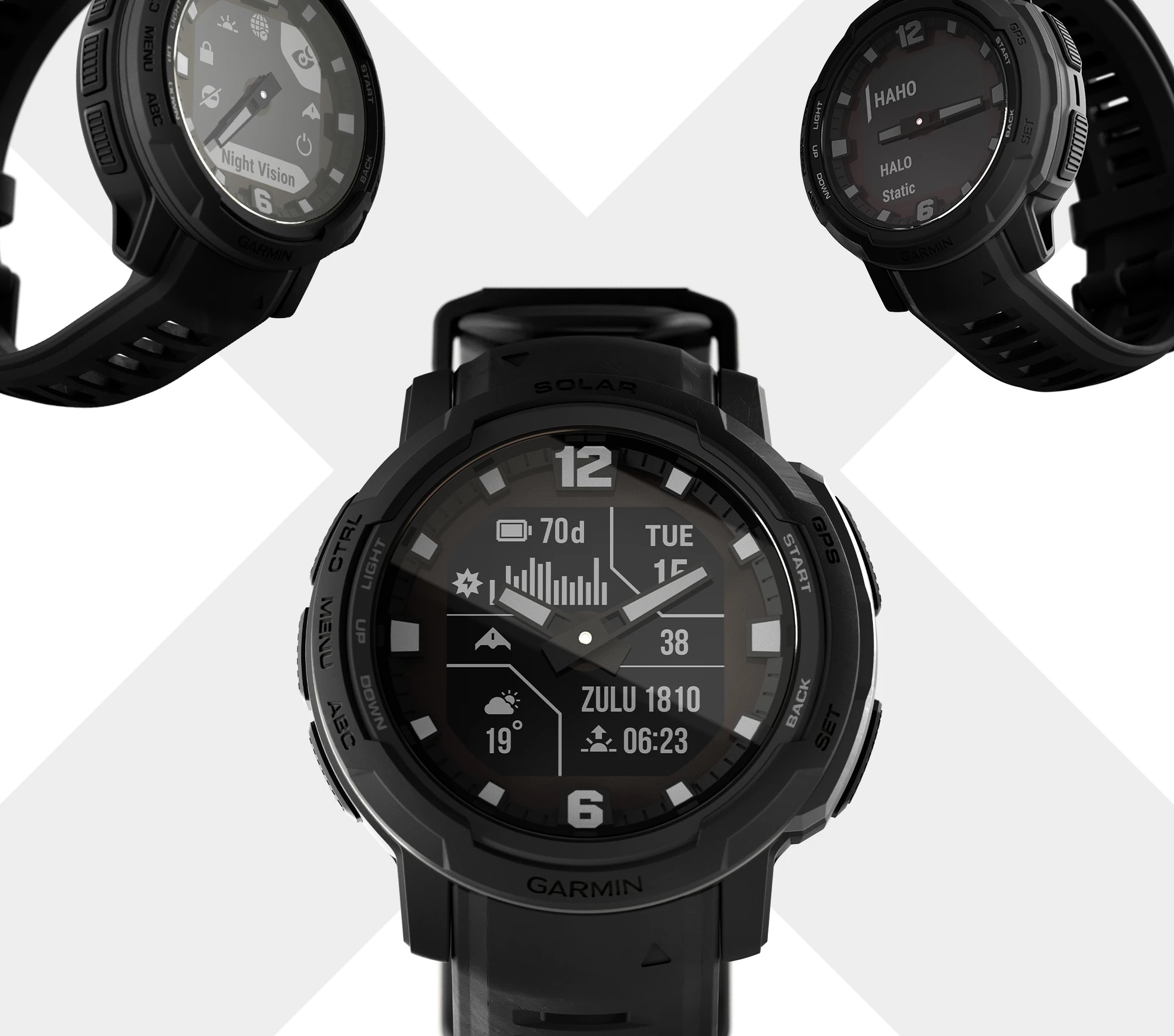 Garmin Instinct Crossover SOLAR - Tactical Edition