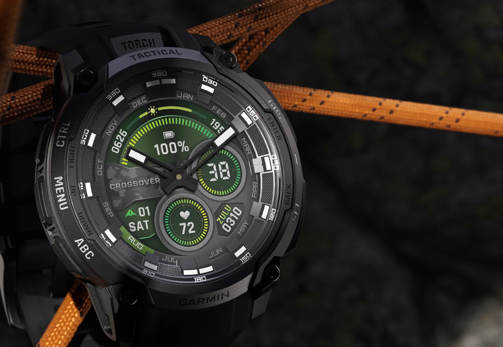 Garmin Instinct Crossover AMOLED - Tactical Edition