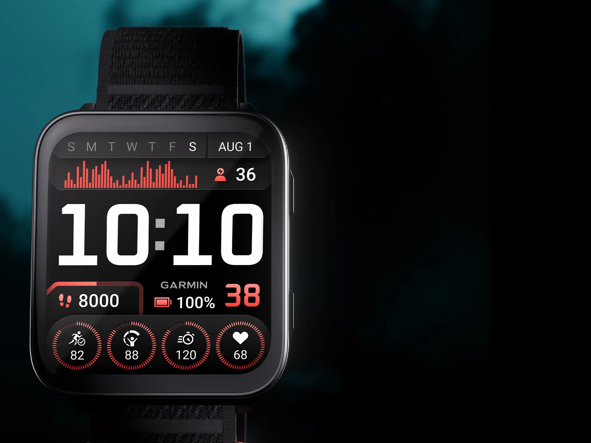 Garmin Venu X1 Titanium Caseback
