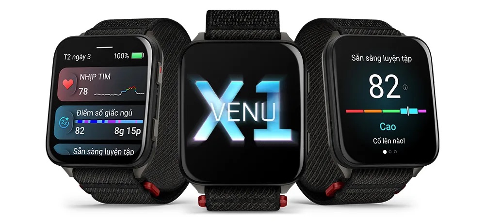 Garmin Venu X1 Titanium Caseback