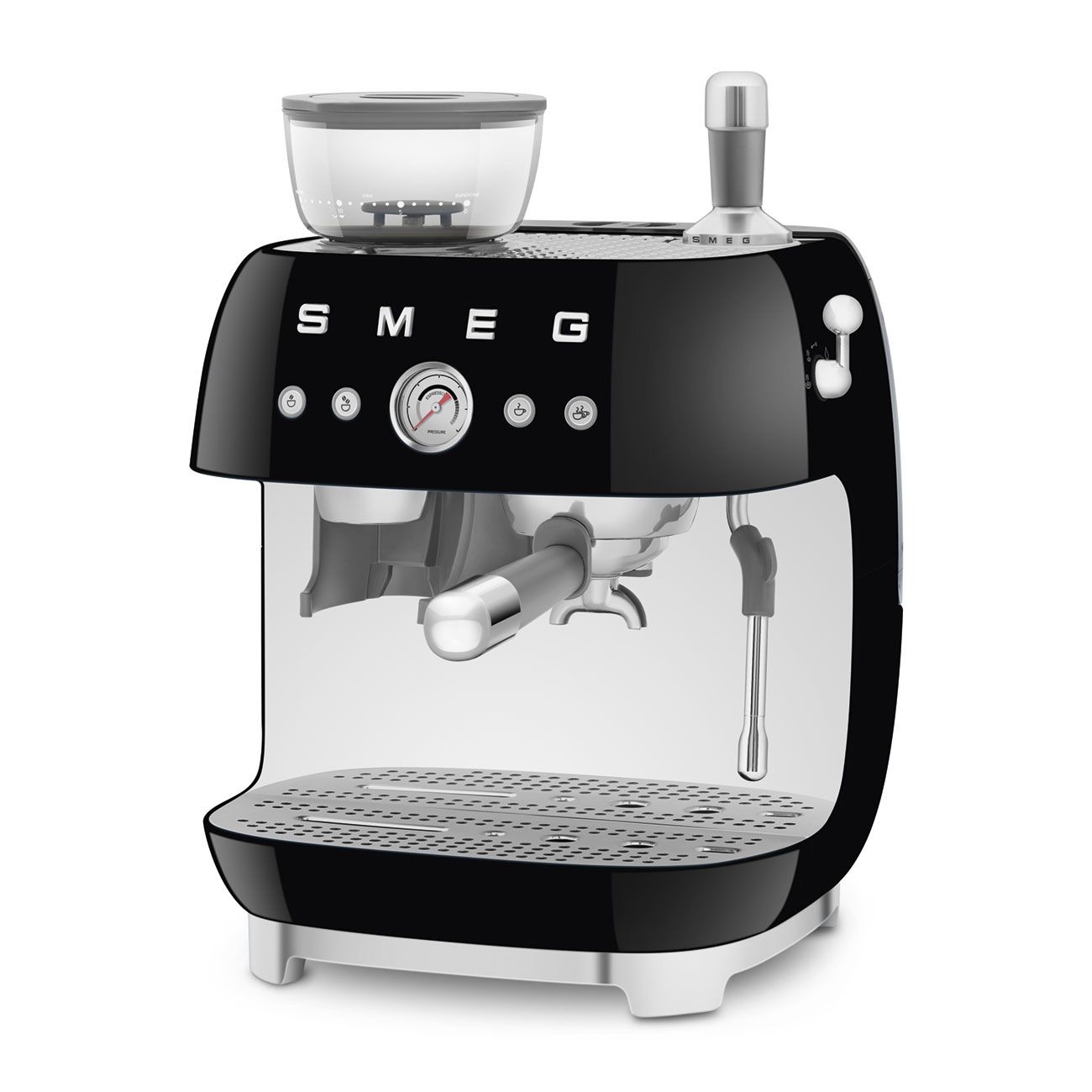 Máy pha cà phê tích hợp máy xay Smeg 50’s Style EGF03 (Black)
