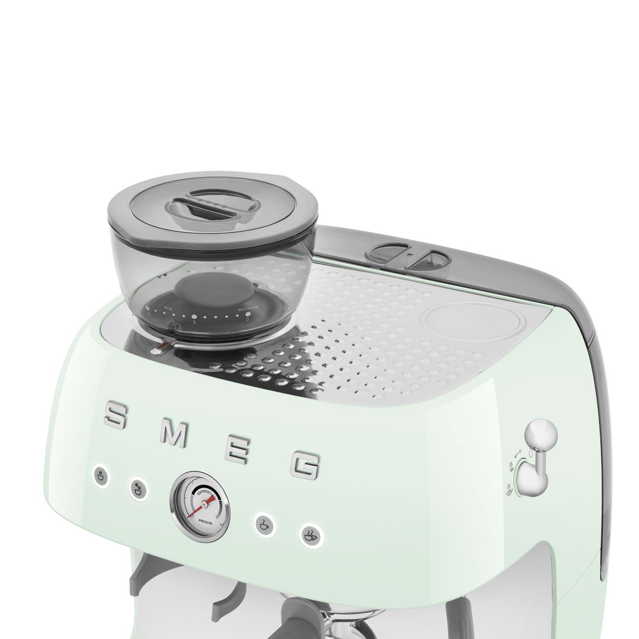 Máy pha cà phê tích hợp máy xay Smeg 50’s Style EGF03 (Green)