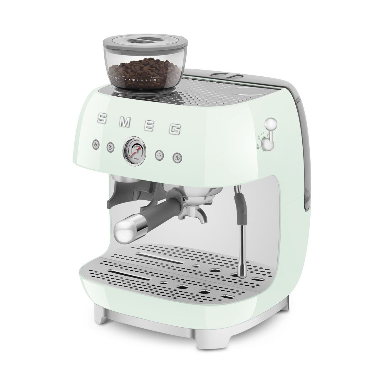 Máy pha cà phê tích hợp máy xay Smeg 50’s Style EGF03 (Green)
