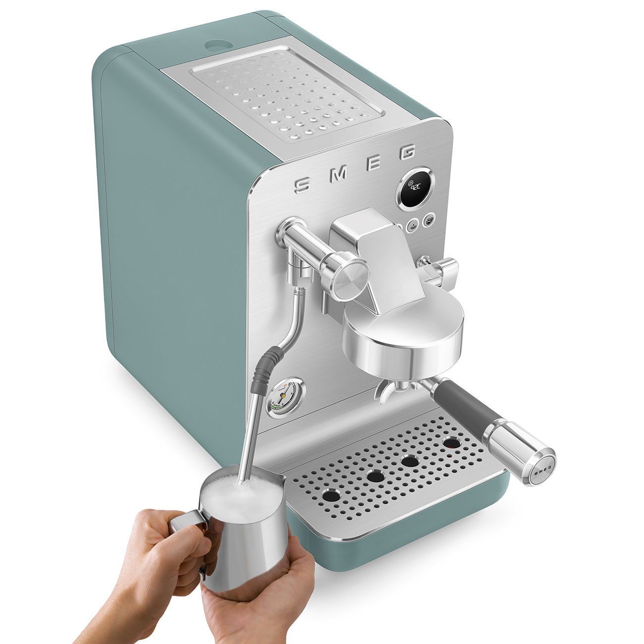 Máy pha cà phê Smeg Mini Pro EMC02 (Green Matte)