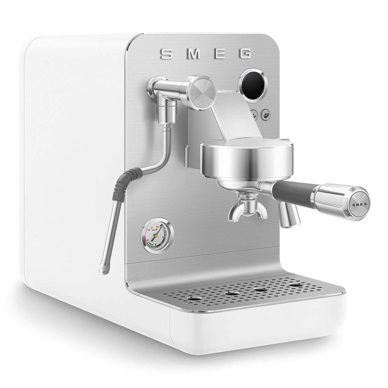 Máy pha cà phê Smeg Mini Pro EMC02 (White Matte)