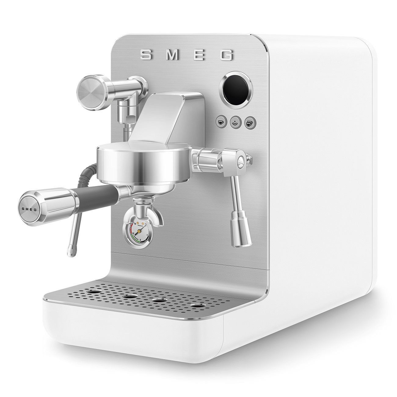 Máy pha cà phê Smeg Mini Pro EMC02 (White Matte)