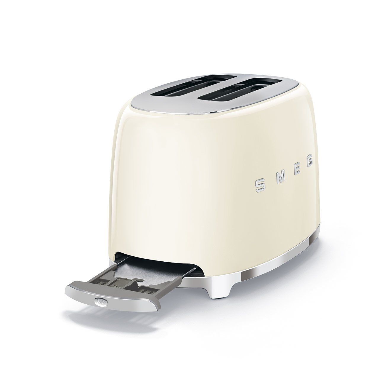 Máy nướng bánh mì Smeg 50's Style TSF01 (Cream)