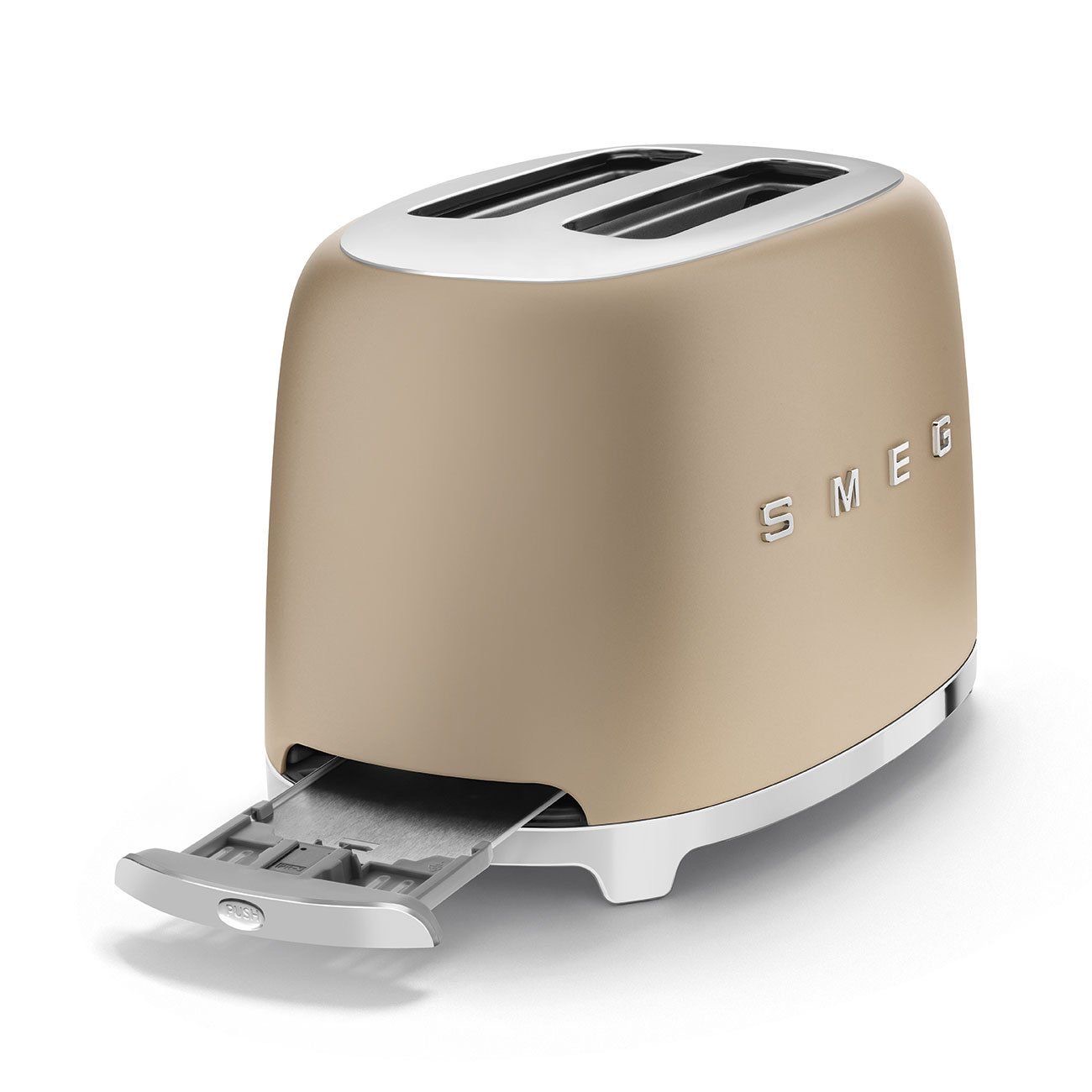 Máy nướng bánh mì Smeg 50's Style TSF01 (Champange Matt)