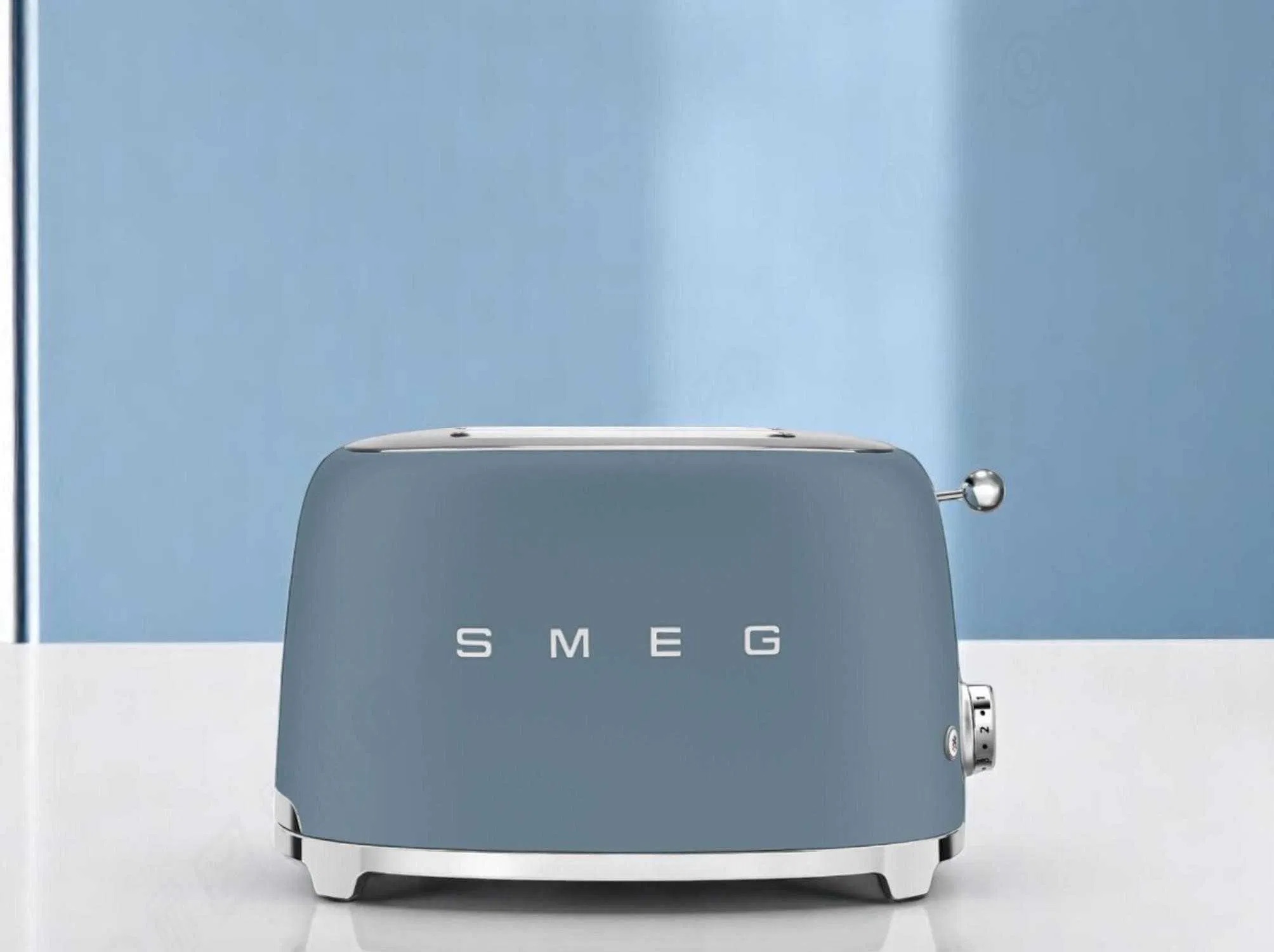 Máy nướng bánh mì Smeg 50's Style TSF01 (Storm Blue)