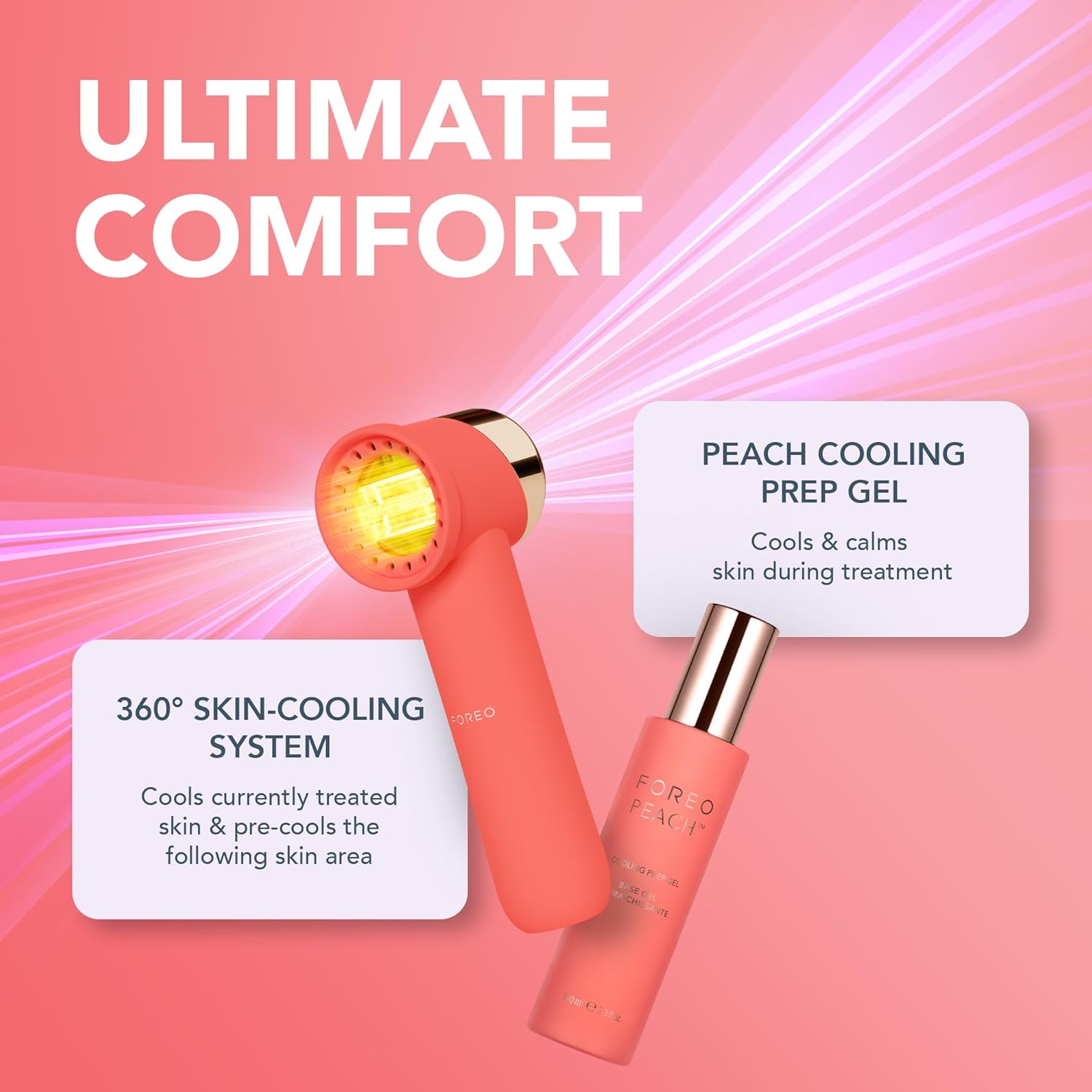 Máy triệt lông Foreo Peach 2 Go