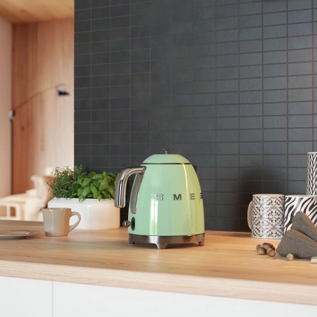 Ấm đun siêu tốc mini Smeg 50's Retro Style KLF05 (Green)