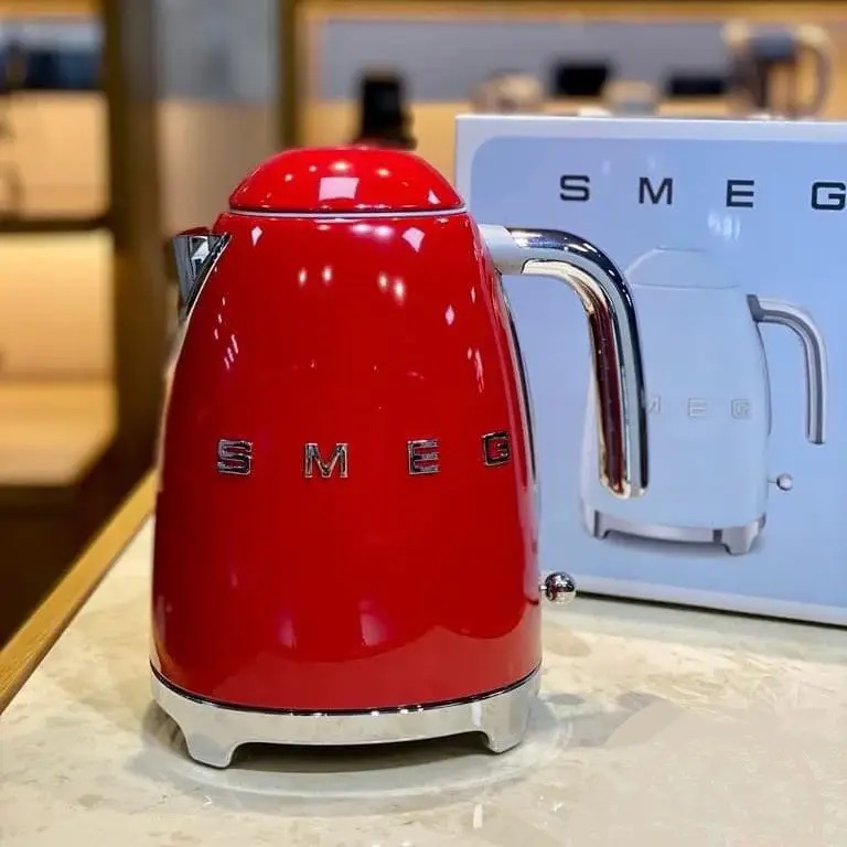 Ấm đun siêu tốc Smeg 50's Retro Style KLF04 (Red)