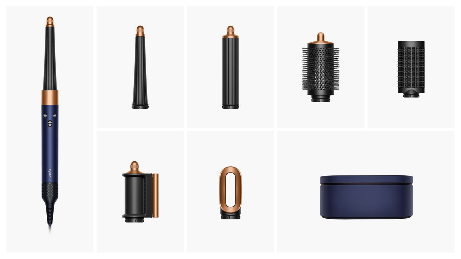 Máy tạo kiểu tóc thông minh Dyson Airwrap i.d. (Prussian Blue/Rich Copper)