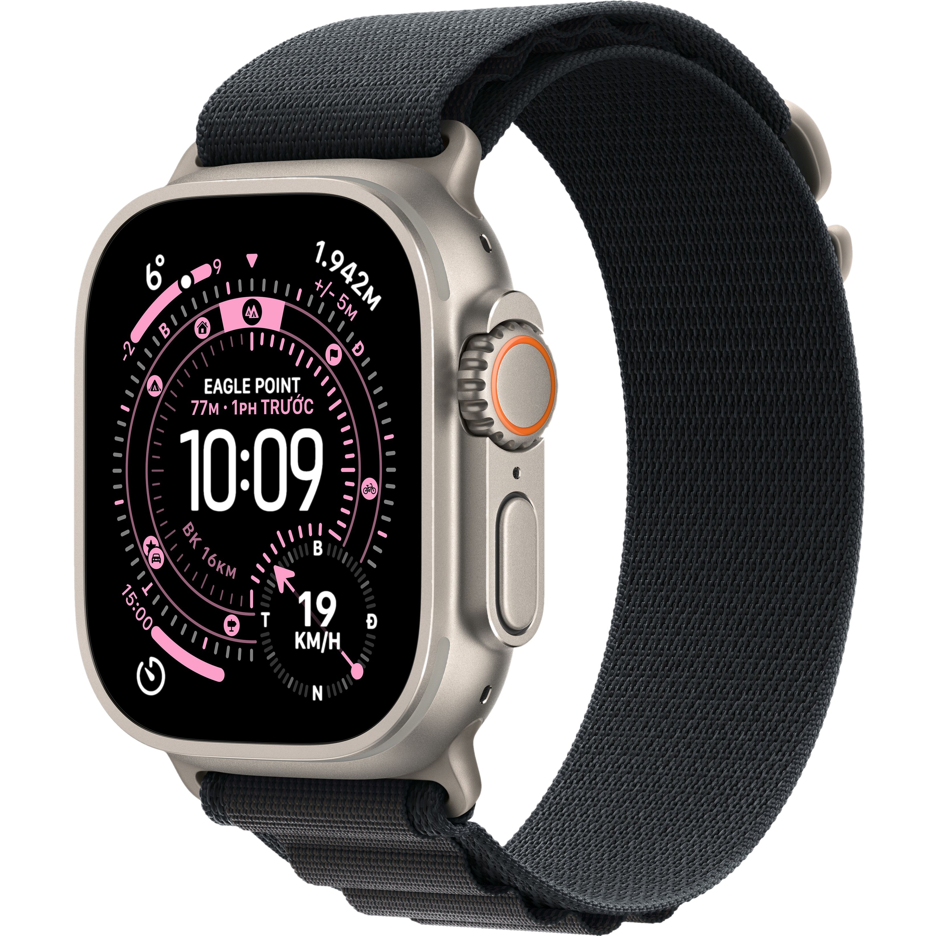 Apple Watch Ultra 3 GPS + Cellular 49mm Natural Titanium, Alpine Loop