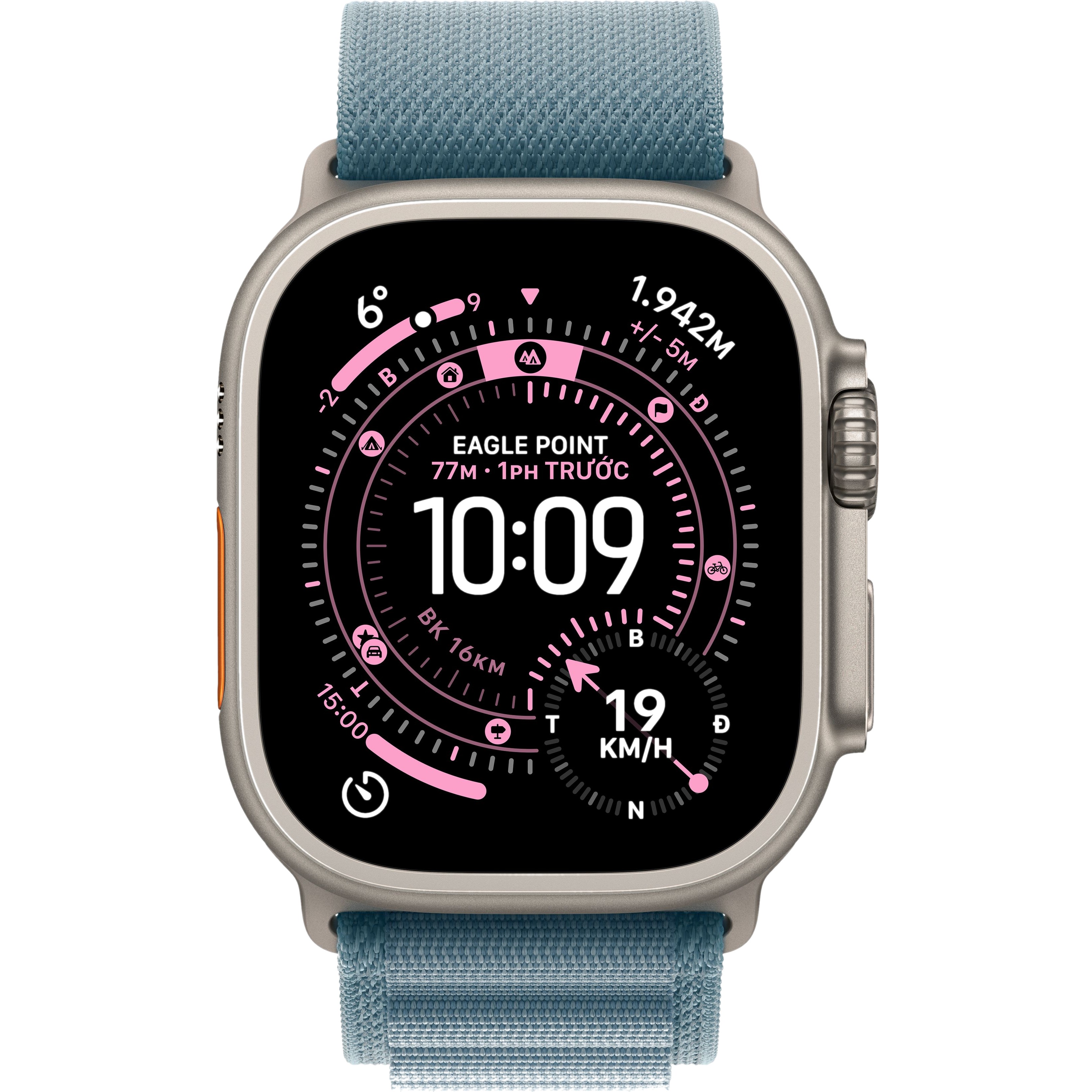 Apple Watch Ultra 3 GPS + Cellular 49mm Natural Titanium, Alpine Loop
