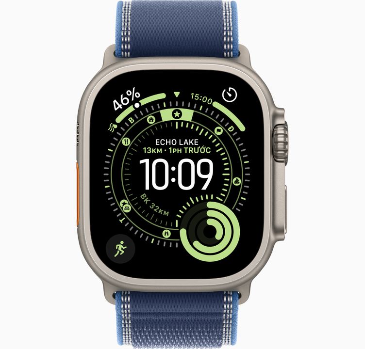 Apple Watch Ultra 3 GPS + Cellular 49mm Natural Titanium, Trail Loop