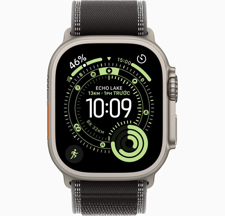 Apple Watch Ultra 3 GPS + Cellular 49mm Natural Titanium, Trail Loop