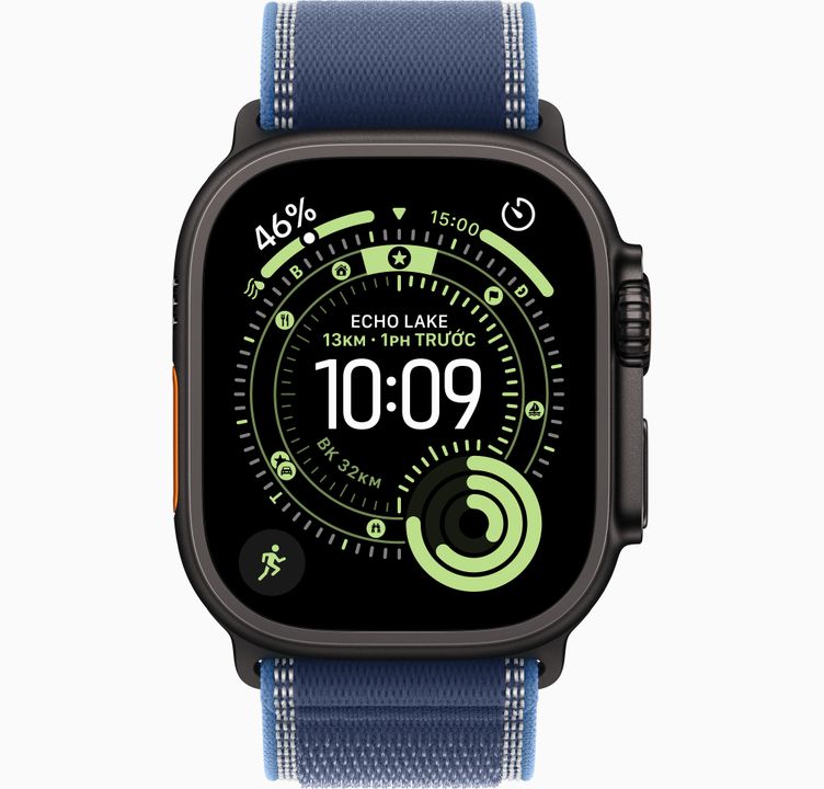 Apple Watch Ultra 3 GPS + Cellular 49mm Black Titanium, Trail Loop