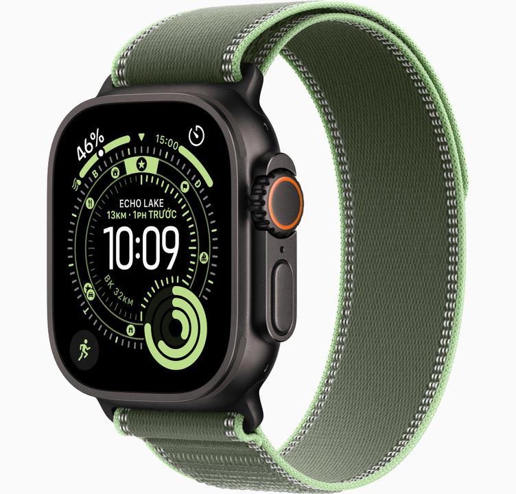 Apple Watch Ultra 3 GPS + Cellular 49mm Black Titanium, Trail Loop
