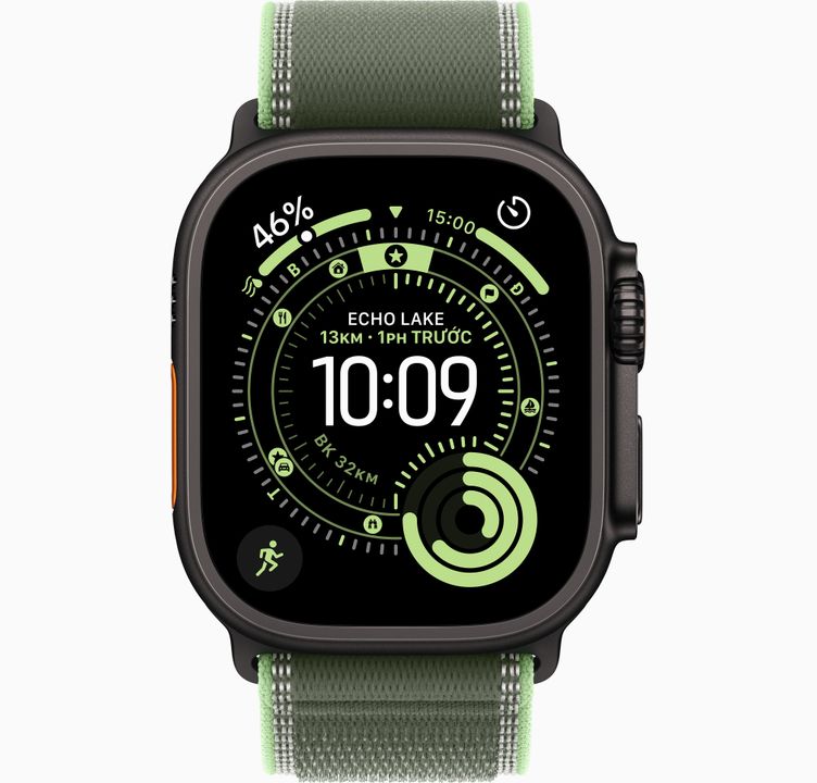 Apple Watch Ultra 3 GPS + Cellular 49mm Black Titanium, Trail Loop