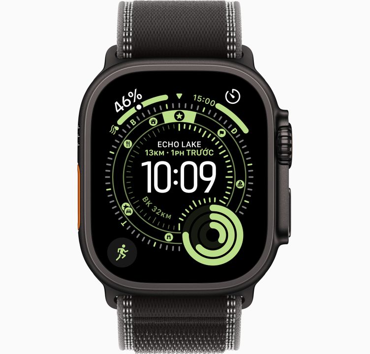 Apple Watch Ultra 3 GPS + Cellular 49mm Black Titanium, Trail Loop